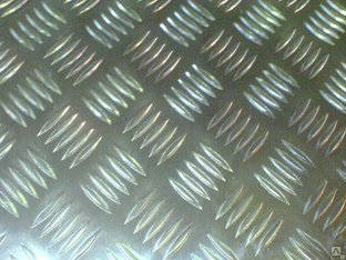 Лист алюминиевый рифленый 3х230х1600 мм Квинтет 
