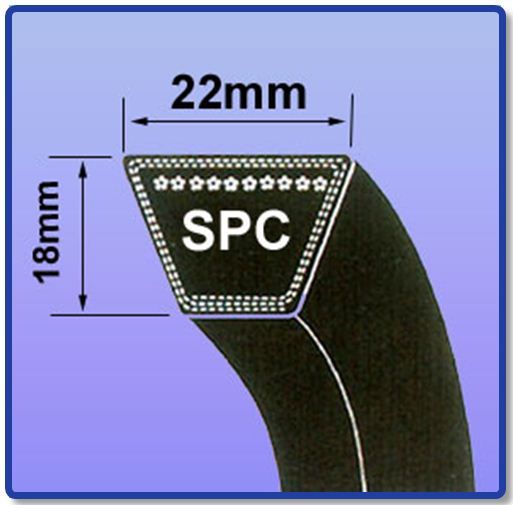 Ремень клиновой узкого сечения SPC 2000