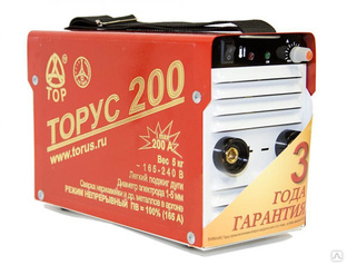 Инвертор сварочный ТОРУС-200 Классик+ провода 
