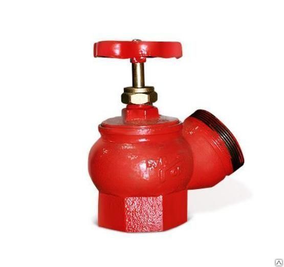 Клапан пожарный ПК-65-2 муфта/цапка, чугун угловой 125