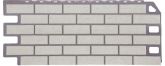 Фасадная панель FineBer Кирпич 1137х471 мелованный белый