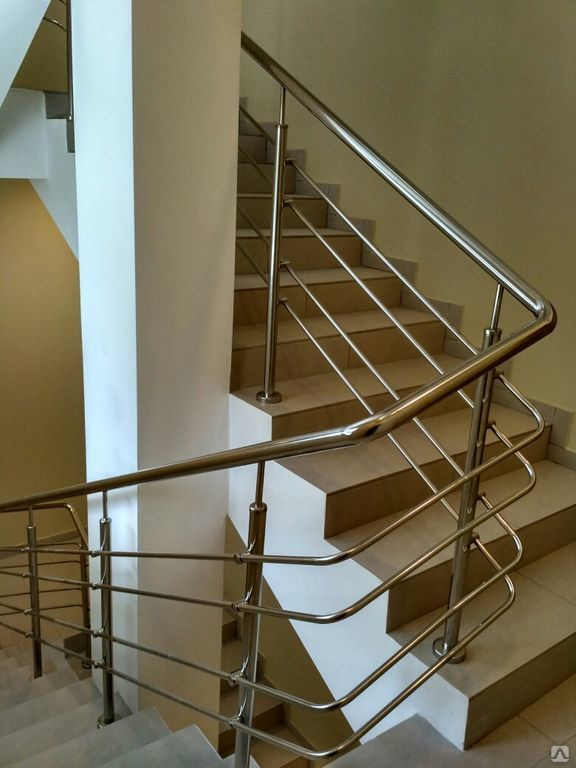 Металлические перила для лестниц купить от 5 150 руб. в Новосибирске от ...