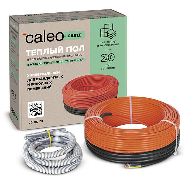 Кабельный теплый пол CALEO CABLE 18W-60 Caleo