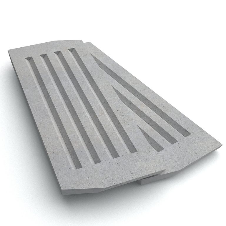 Плита перекрытия бетонная решетчатая БПР 120
