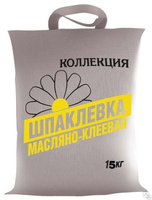 Шпаклевка масляная КОЛЛЕКЦИЯ 15 кг п/п пакет с ручками