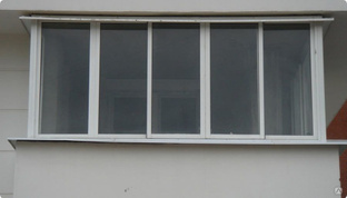 Остекление балкона под ключ 