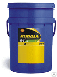 Моторное масло SHELL RIMULA R4 X 15W-40 20 л