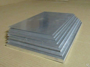 Плита алюминиевая 56х1200х3000 А5Н ТУ 1-92-161-90 