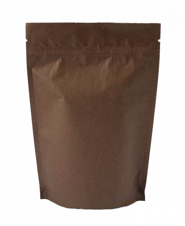 Крафт пакет дой-пак зип-лок коричневый 105*150мм. В упаковке 100шт. Pack24
