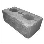 Кирпич бетонный КПЛ 25-12-8,8 250х120х88 мм (рв.250х88мм) М150 серый