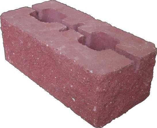 Кирпич бетонный КПЛу 25-12-8,8 250х120х88 мм М150 красный ГОСТ 6133-99