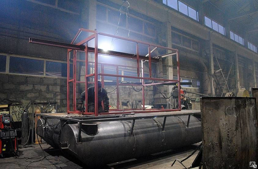 Водная плавучая насосная станция с понтонными переходами, цена в ...