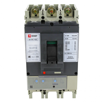 Автоматический выключатель ВА-99C 400/400А 3P EKF PROxima