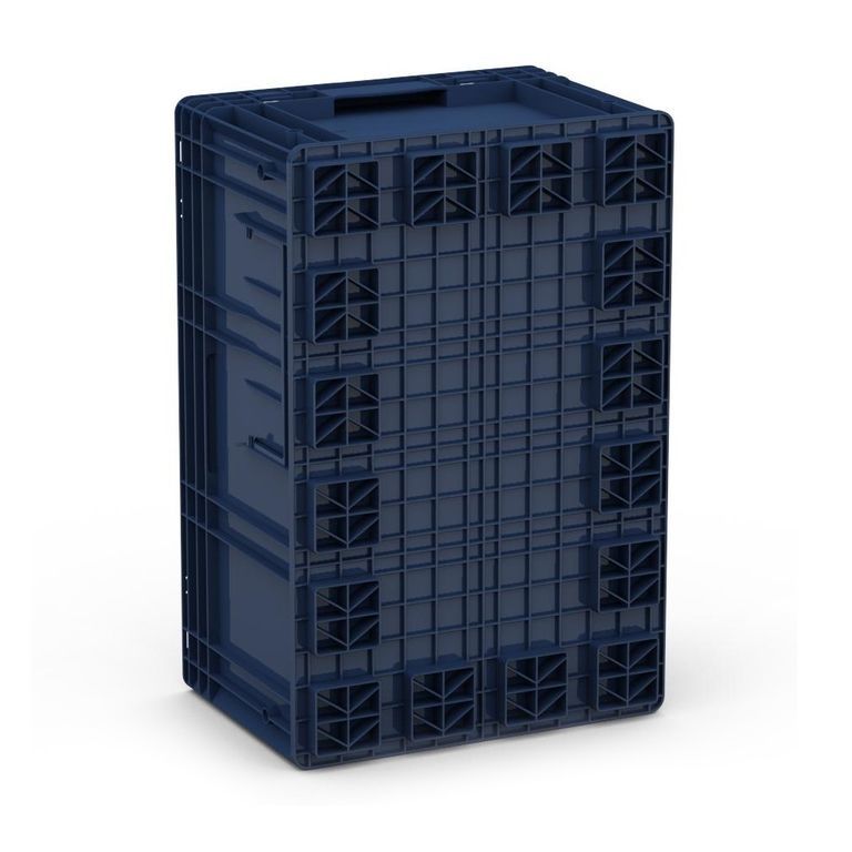 Ящик пластиковый R-KLT 6429/RL-KLT 6280 594х396х280 мм, синий/голубой 2