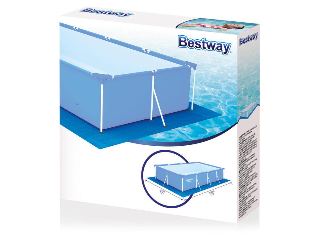 Подстилка для бассейнов 445х254 см, для бассейнов 400х211 см (Bestway 58102 BW)