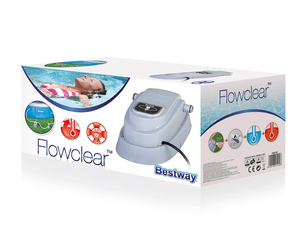 Проточный водонагреватель, для бассейнов до 17 м³ (Bestway 58259 BW ...