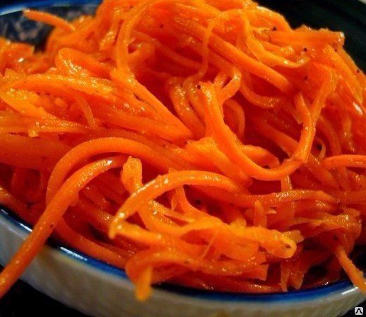 Морковь в маринаде с маслом по-корейски 250 г в/у