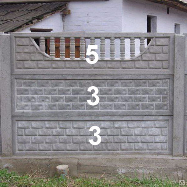 Пролет сборного забора жб 1,5м купить в Гомеле по договорной цене от ...