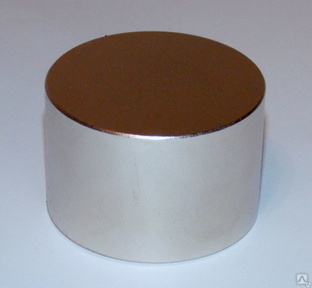 Неодимовый магнит диск 60х30мм сцепление 160 Кг 
