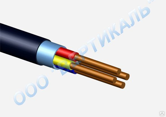 Кабель силовой (провод) ВВГнг 4х50 / 4х70/ 4х95 / 4х120 / 4х150 / 4х185 ...