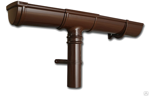 Хомут трубы пластиковый Мурол d=80 мм коричневый