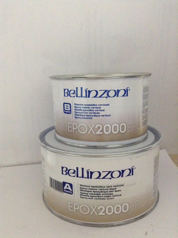 Клей черный эпоксидный морозостойкий EPOX 2000 BELLINZONI