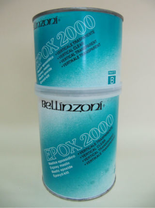 Густой клей EPOX 2000 Bellinzoni белый 2,25 кг.