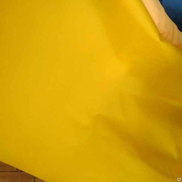 Ткань Дюспо (Dewspo) с покрытием PU-milki желтая.