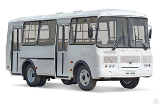 Автобус ПАЗ 32054 раздельные сиденья с ремнями безопасности 