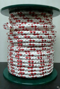 Канат плетеный полиэфирный 16мм , нагрузка 3200 кгс (полиэстр, лавсан) 