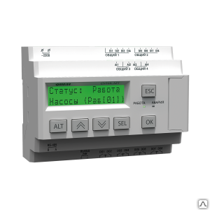 СУНА-121 Контроллер для управления насосами; х- алгоритм управления насосам