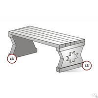 Пластиковые формы для скамеек