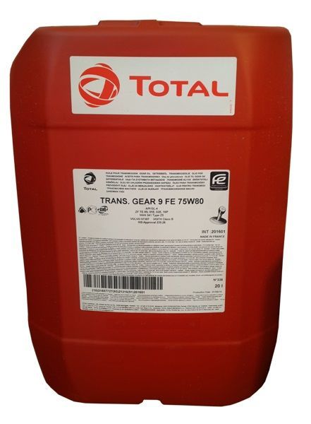 Трансмиссионное масло Total Transmission Gear 9 FE 75W-80 20л