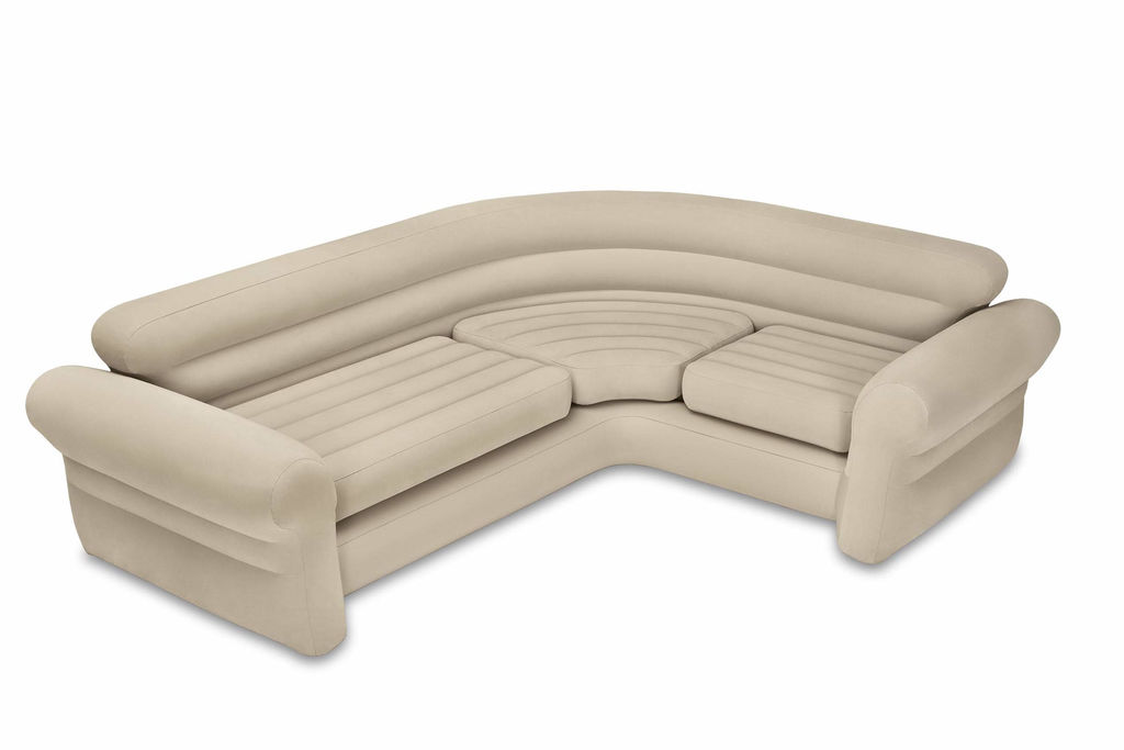 Надувной угловой диван Corner Sofa, 257х203х76 см (Intex 68575), цена вКрасноярске от компании Бассейны, аксессуары, надувная мебель