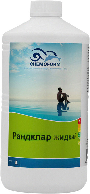 Рандклар жидкий, 1 л, средство для чистки стенок бассейна и ватерлинии, Chemoform