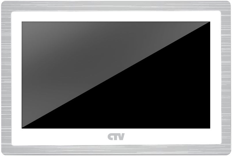 CTV-M4104AHD (белый), монитор домофона цветной с функцией «свободные руки»