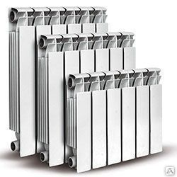 Радиатор AQUAPROM 500/80 биметалл. 8 секций 