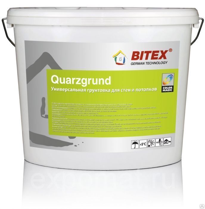 Грунтовка BITEX Quarzgrund (ведро 15кг)