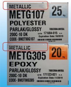 Краска порошковая Micropul METALIC (металик)