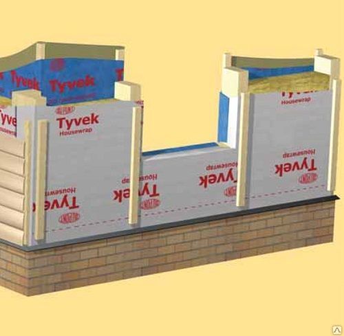 Дышащая мембрана для стеновых систем Tyvek Housewrap (1,5х50) 75 м2