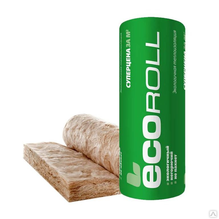 Минеральная изоляция ECOROLL EXTRA TS 037 Aquastatik (Плита) 100 мм ...