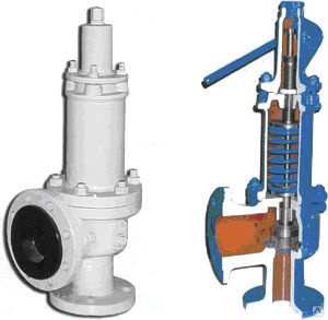 Клапан предохранительный полноподъемный пружинный