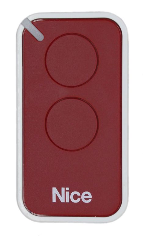 Пульт для ворот и шлагбаумов Nice INTI2R, динамический код, бордового цвета