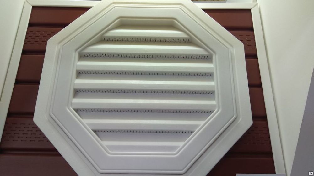 Фасадная вентиляционная решетка FAKRO Ромбовидная белая 550мм