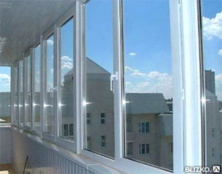 Остекление балкона ПВХ