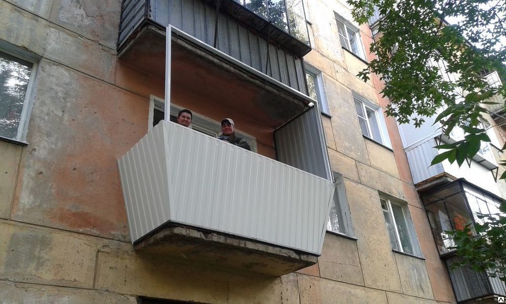 Остекление балконов комплексное