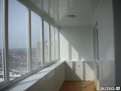 Балкон алюминиевый система теплых профилей
