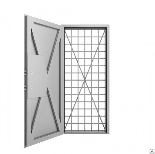 Дверь защитная бронированная взломостойкая I класса ДВЗ-I