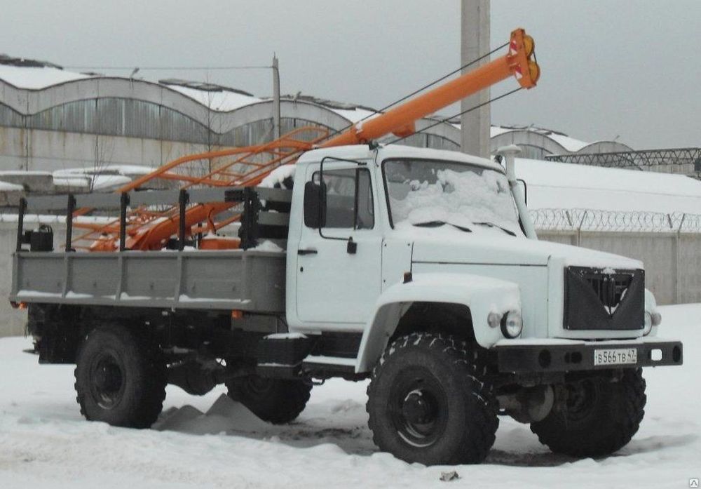 Аренда ямобура ГАЗ 3308 с оператором
