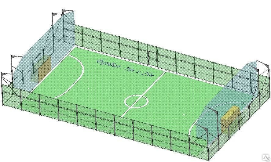 Ограждение футбольной площадки